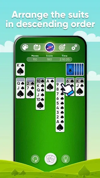 Скачать Spider Solitaire с модом — Все темы разблокированы — скриншот 2 Скачать Spider Solitaire с модом — Все темы разблокированы — скриншот 2