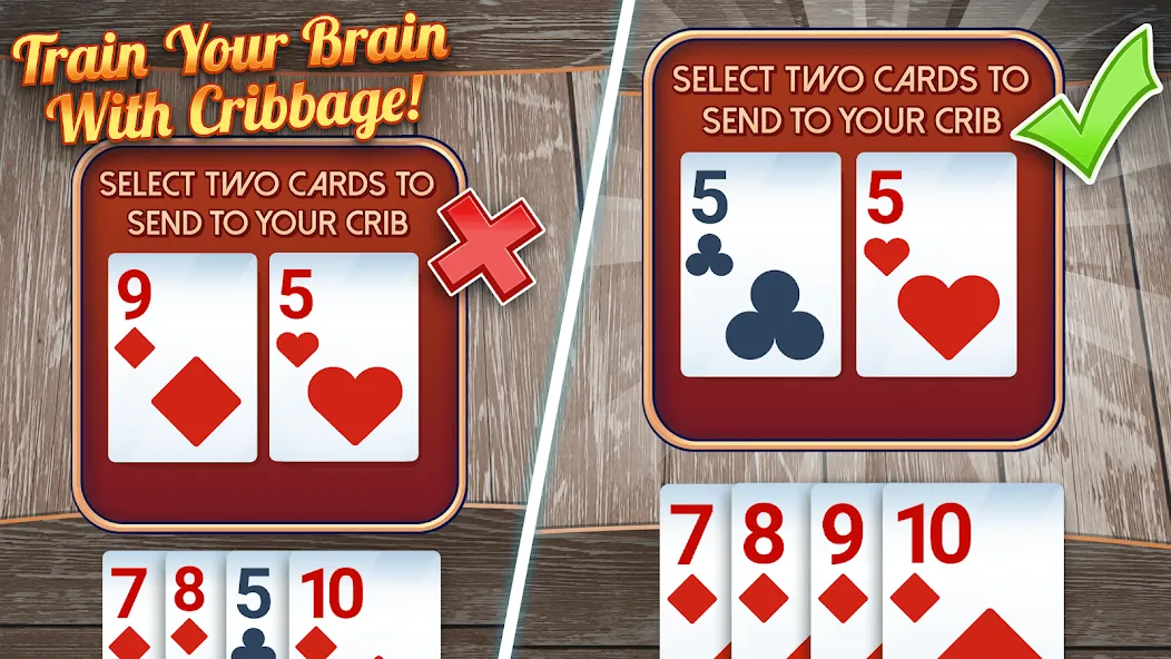 Скачать Ultimate Cribbage: Card Board на Android — Все карты открыты — скриншот 3