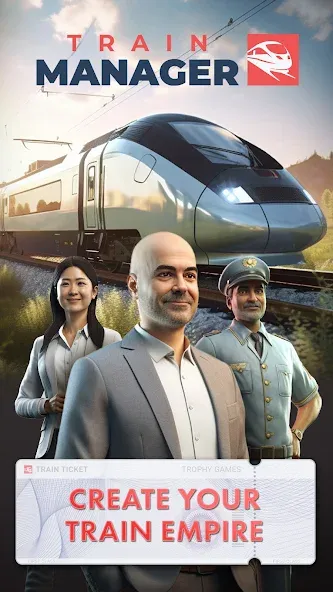 Скачать Train Manager - 2024 — Модификация Много денег — скриншот 1