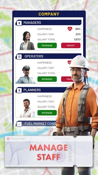 Скачать Train Manager - 2024 — Модификация Много денег — скриншот 5