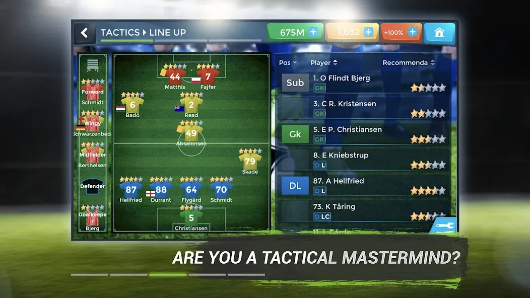 Скачать FMU - Football Manager Game на Android — Мод меню (все разблокировано) — скриншот 3