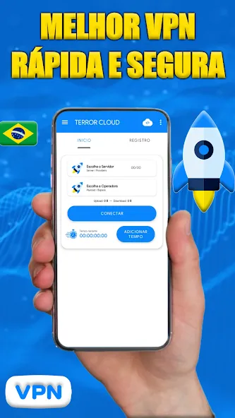 TERROR CLOUD - (INTERNET VPN) — Мод: Премиум серверы разблокированы и отключена реклама — скриншот 1
