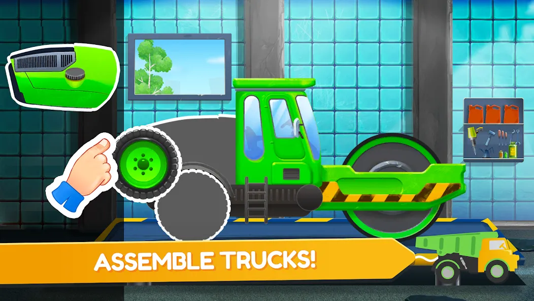 Скачать Build a House: Building Trucks (Мод: Много денег и всё открыто) на Андроид — скриншот 3
