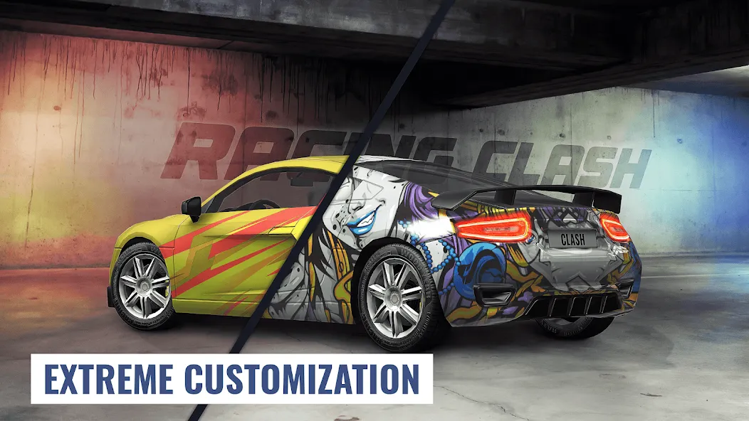 Скачать Racing Clash на Android — Со взломом много денег — скриншот 1