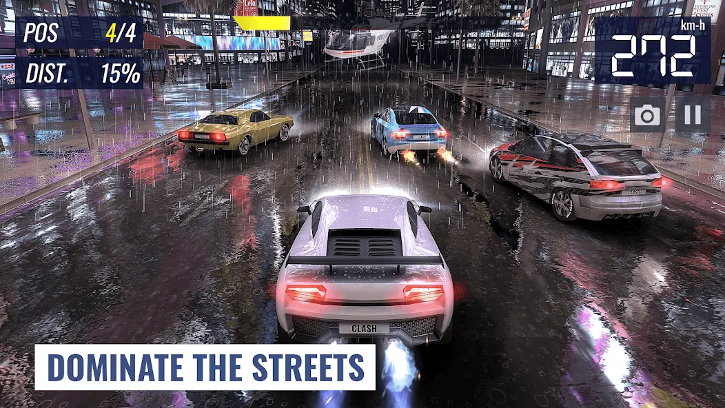 Скачать Racing Clash на Android — Со взломом много денег — скриншот 2
