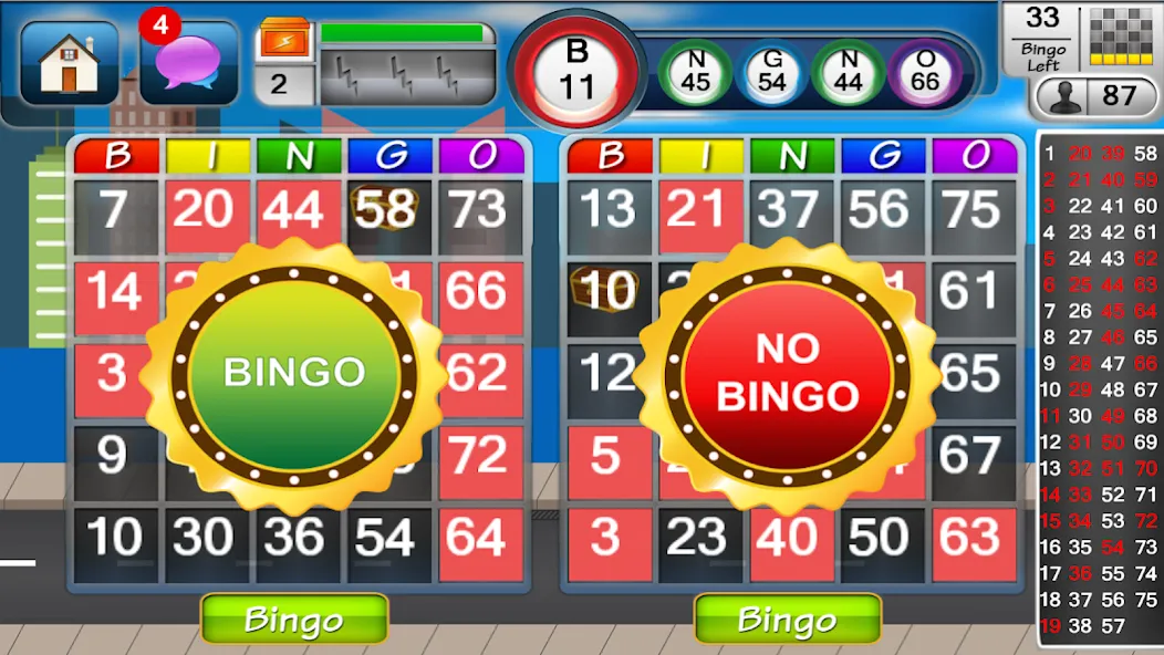 Взломанная Bingo Game на Андроид — Много денег — скриншот 2