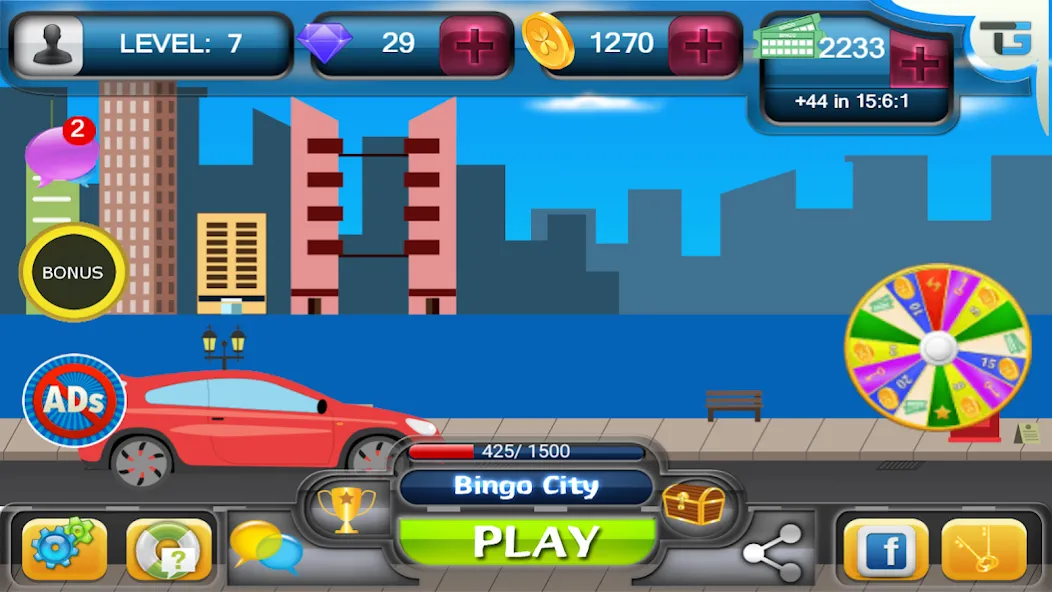 Взломанная Bingo Game на Андроид — Много денег — скриншот 4