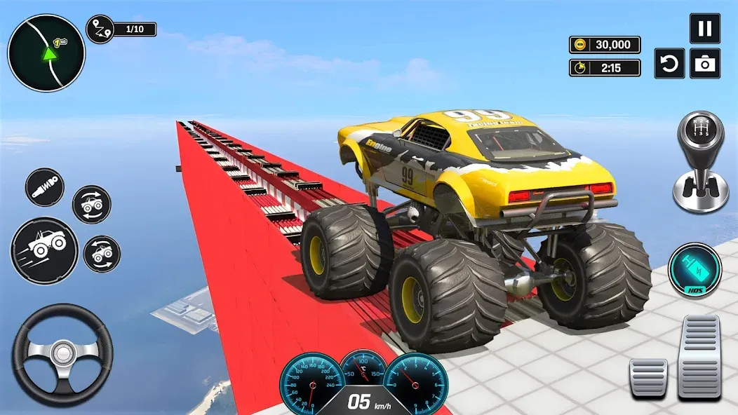 Скачать Monster Truck Games- Car Games MOD APK — Много денег — скриншот 3 Скачать Monster Truck Games- Car Games MOD APK — Много денег — скриншот 3