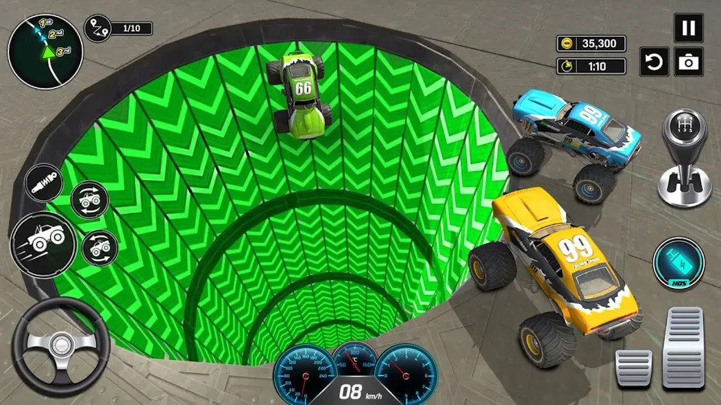 Скачать Monster Truck Games- Car Games MOD APK — Много денег — скриншот 5