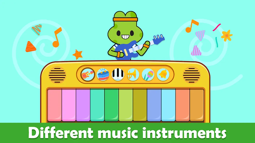 Baby Piano Kids Music Games (Мод Все песни открыты) — скриншот 3
