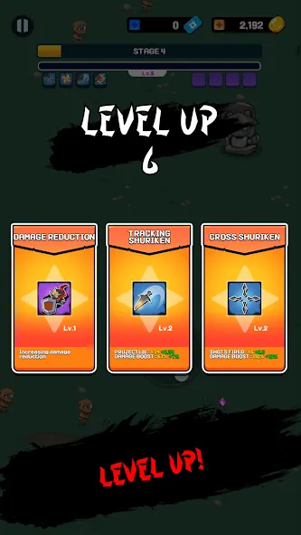 NINJA SURVIVOR.io MOD APK на Android — Мод меню, бессмертие и бесконечные деньги — скриншот 4