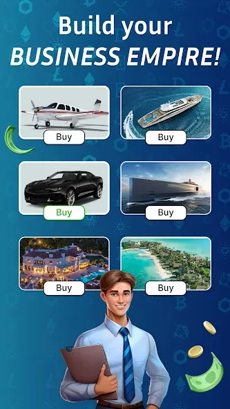 Business Empire: RichMan на Андроид — Много денег — скриншот 1 Business Empire: RichMan на Андроид — Много денег — скриншот 1