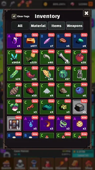 Скачать Tower Quest: Pixel Idle RPG на Android — Много денег — скриншот 5