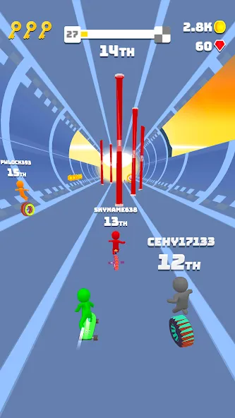 Turbo Stars - Rival Racing MOD APK — Много денег — скриншот 5