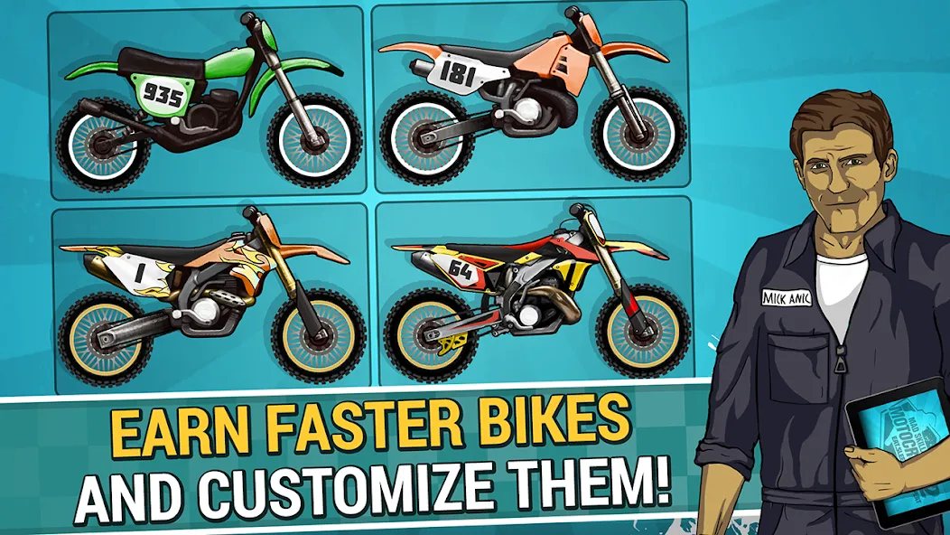 Скачать Mad Skills Motocross 2 MOD APK — Много денег и всё открыто — скриншот 2 Скачать Mad Skills Motocross 2 MOD APK — Много денег и всё открыто — скриншот 2