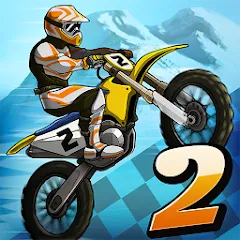 Скачать Mad Skills Motocross 2 MOD APK — Много денег и всё открыто