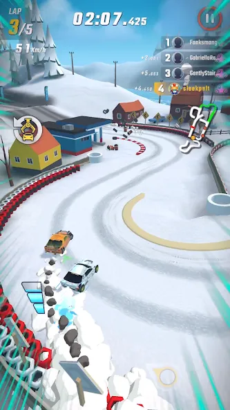 Rally Clash - Car Racing Game — Мод: Много денег — скриншот 2