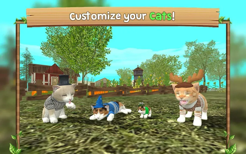 Скачать взломанную Cat Sim Online: Play with Cats — Много денег и бесплатный шопинг — скриншот 5