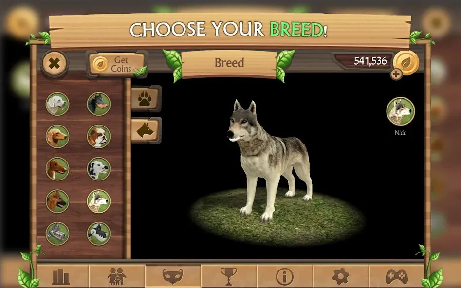 Скачать Dog Sim Online: Raise a Family на телефон — Много денег и бесконечные кристаллы — скриншот 2 Скачать Dog Sim Online: Raise a Family на телефон — Много денег и бесконечные кристаллы — скриншот 2