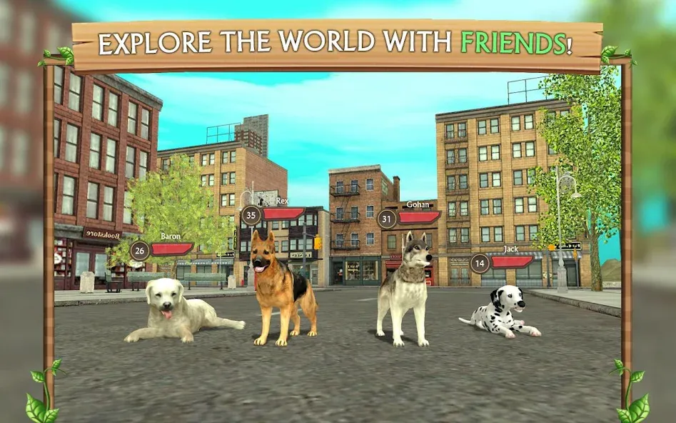 Скачать Dog Sim Online: Raise a Family на телефон — Много денег и бесконечные кристаллы — скриншот 4 Скачать Dog Sim Online: Raise a Family на телефон — Много денег и бесконечные кристаллы — скриншот 4