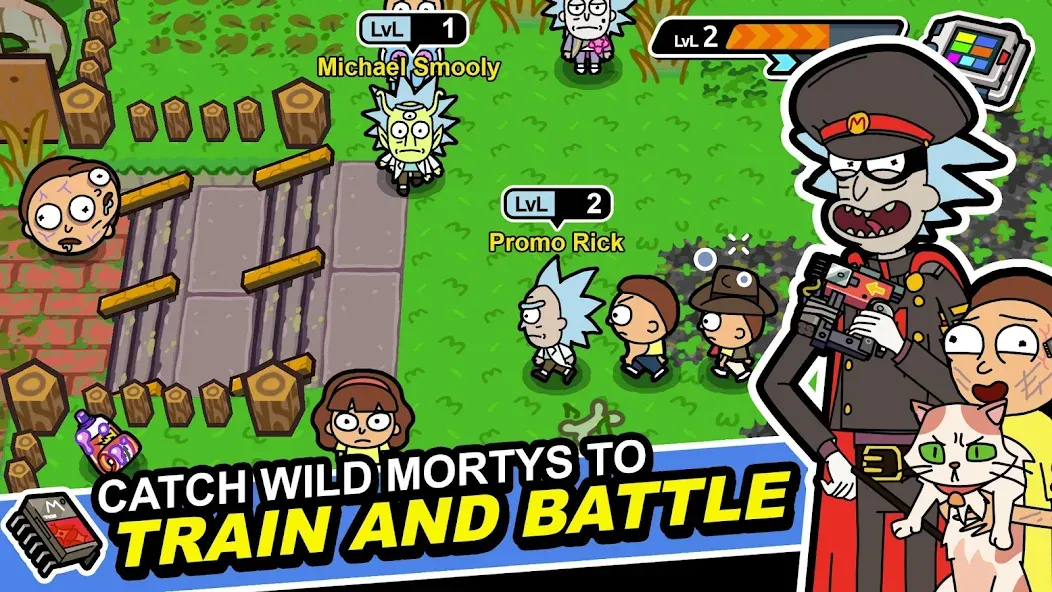 Rick and Morty: Pocket Mortys Mod APK Много денег — Скачать на Андроид — скриншот 1