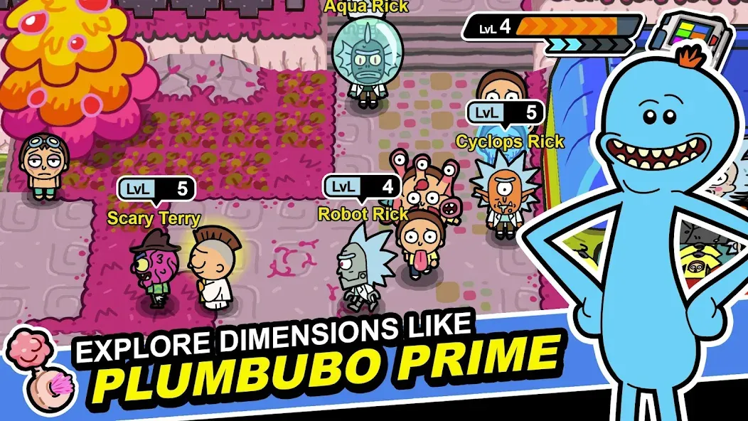 Rick and Morty: Pocket Mortys Mod APK Много денег — Скачать на Андроид — скриншот 5
