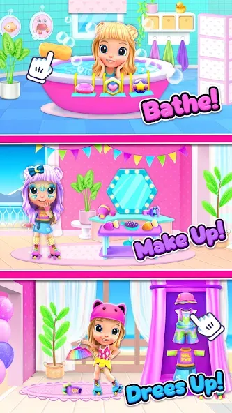Скачать Cutie Care - Sweet Babysitter MOD APK — Много денег и без рекламы — скриншот 2