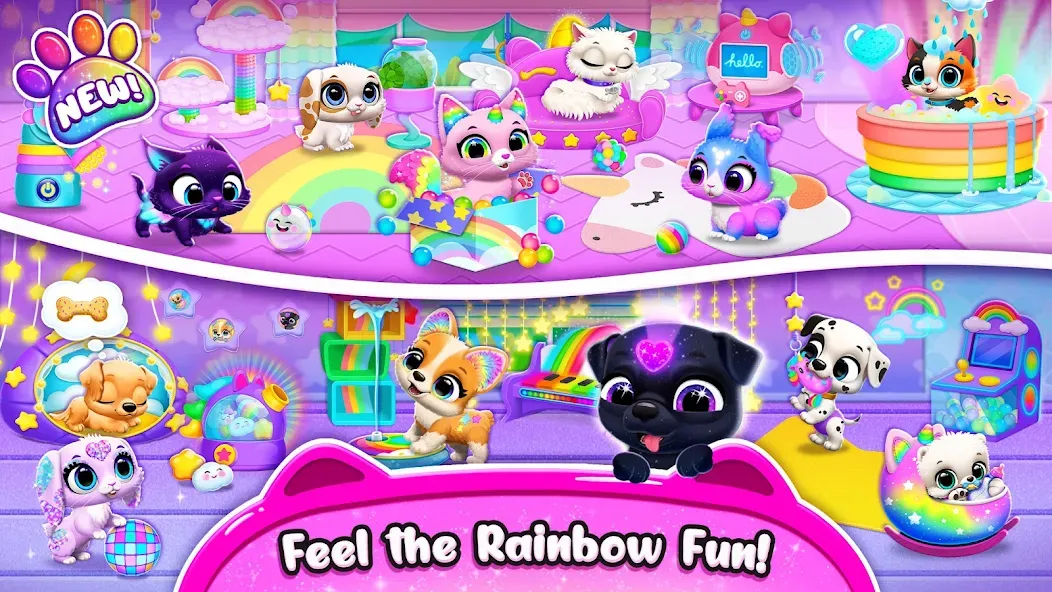 Скачать взломанную Floof - My Pet House — Много денег и без рекламы — скриншот 2 Скачать взломанную Floof - My Pet House — Много денег и без рекламы — скриншот 2