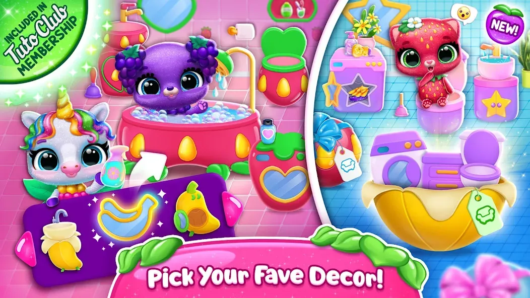 Fruitsies - Pet Friends MOD APK на Android — Много денег — скриншот 1