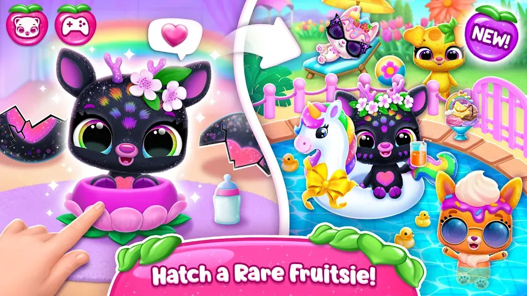 Fruitsies - Pet Friends MOD APK на Android — Много денег — скриншот 2