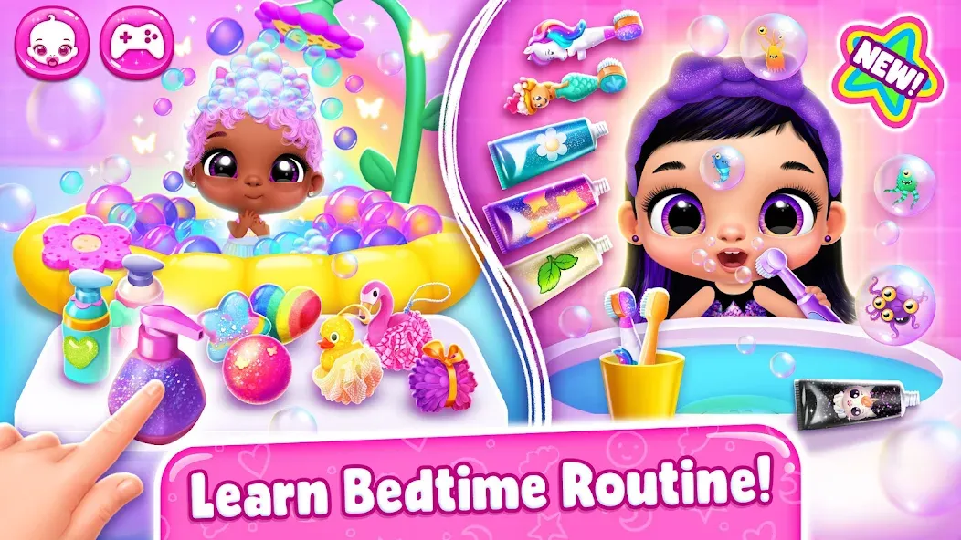 Скачать Giggle Babies - Toddler Care — Последняя версия (Много денег) — скриншот 2 Скачать Giggle Babies - Toddler Care — Последняя версия (Много денег) — скриншот 2