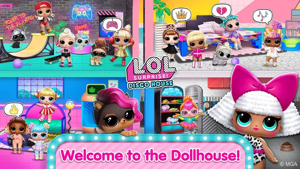 L.O.L. Surprise! Disco House MOD APK на Android — Много денег — скриншот 2 L.O.L. Surprise! Disco House MOD APK на Android — Много денег — скриншот 2