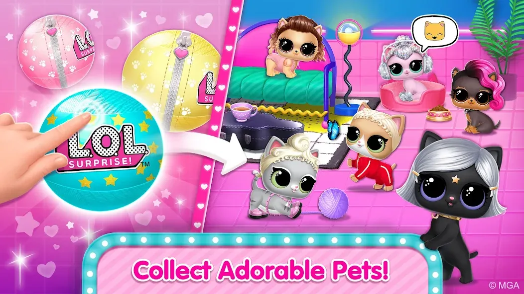 L.O.L. Surprise! Disco House MOD APK на Android — Много денег — скриншот 3 L.O.L. Surprise! Disco House MOD APK на Android — Много денег — скриншот 3