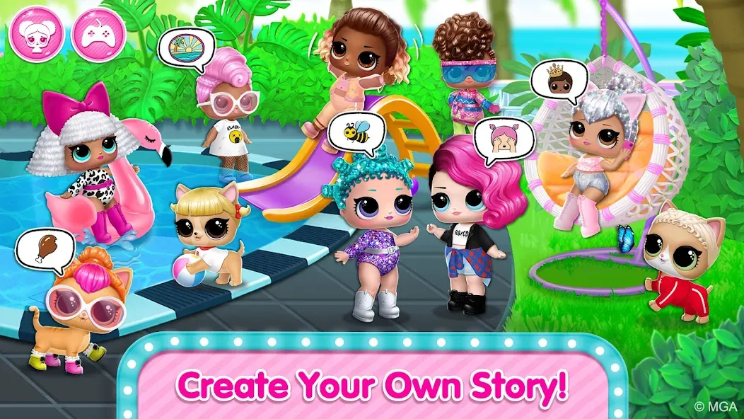 L.O.L. Surprise! Disco House MOD APK на Android — Много денег — скриншот 5