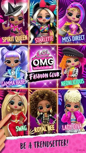 LOL Surprise! OMG Fashion Club Mod APK Много денег и алмазов — Скачать на Андроид — скриншот 2