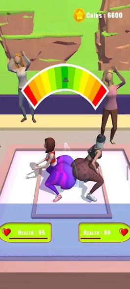 Взломанная Twerk Race 3D: Belly Body Run на Андроид — Много денег и без рекламы — скриншот 3