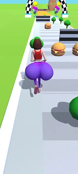 Взломанная Twerk Race 3D: Belly Body Run на Андроид — Много денег и без рекламы — скриншот 4