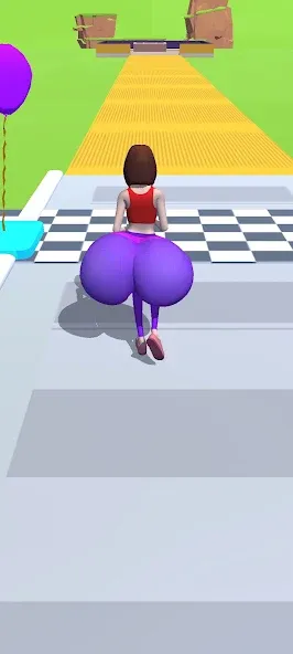 Взломанная Twerk Race 3D: Belly Body Run на Андроид — Много денег и без рекламы — скриншот 5