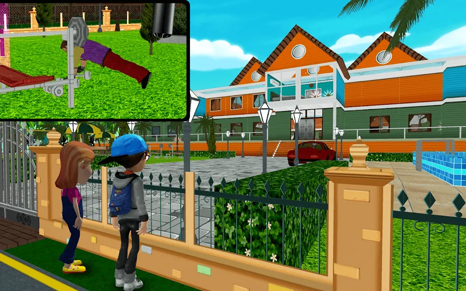 Scary Neighbor Strange Teacher MOD — Много денег на Андроид — скриншот 4