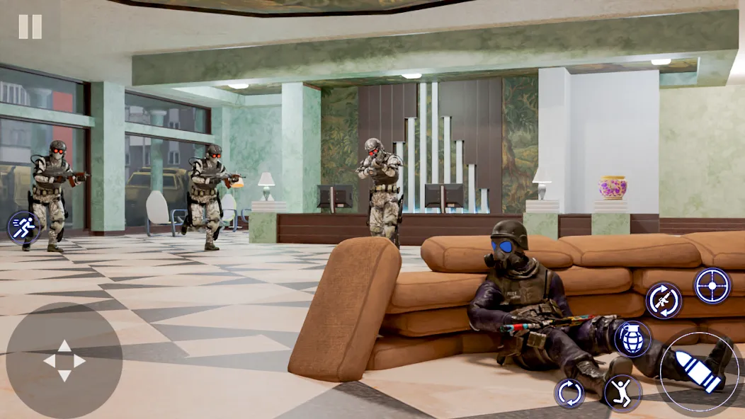 Modern Commando FPS Army Games — Мод: Много денег и патронов — скриншот 2 Modern Commando FPS Army Games — Мод: Много денег и патронов — скриншот 2