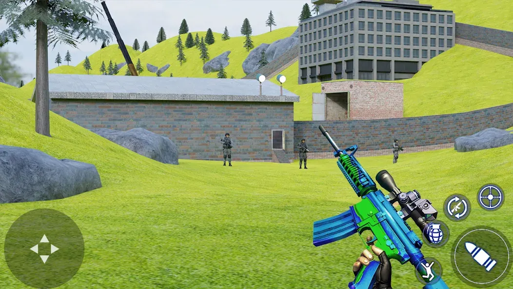Modern Commando FPS Army Games — Мод: Много денег и патронов — скриншот 5