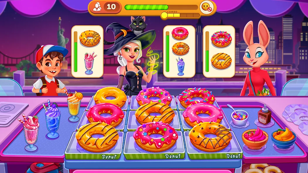 Скачать взломанную Cooking Max: Restaurant Games — Много денег — скриншот 3