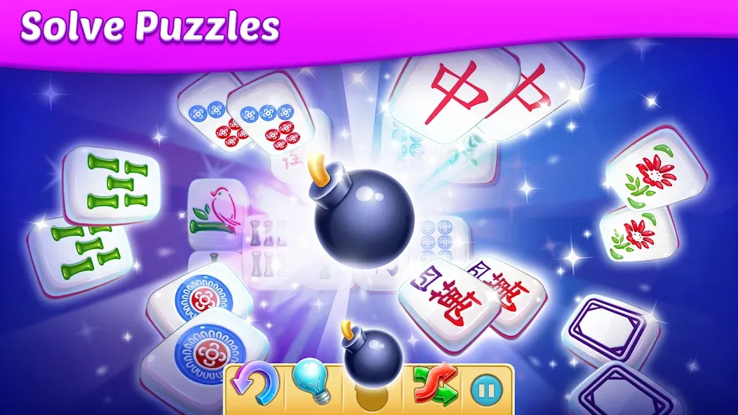 Mahjong City Tours: Tile Match — Много денег и подсказок — скриншот 4 Mahjong City Tours: Tile Match — Много денег и подсказок — скриншот 4