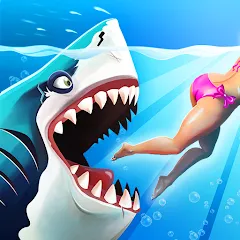 Скачать Hungry Shark World — Много денег и алмазов