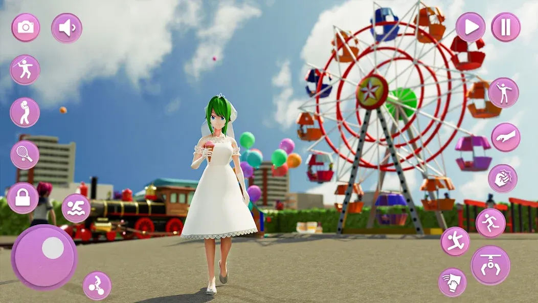 Скачать Anime School Girl Simulator 3D на телефон — Много денег — скриншот 5