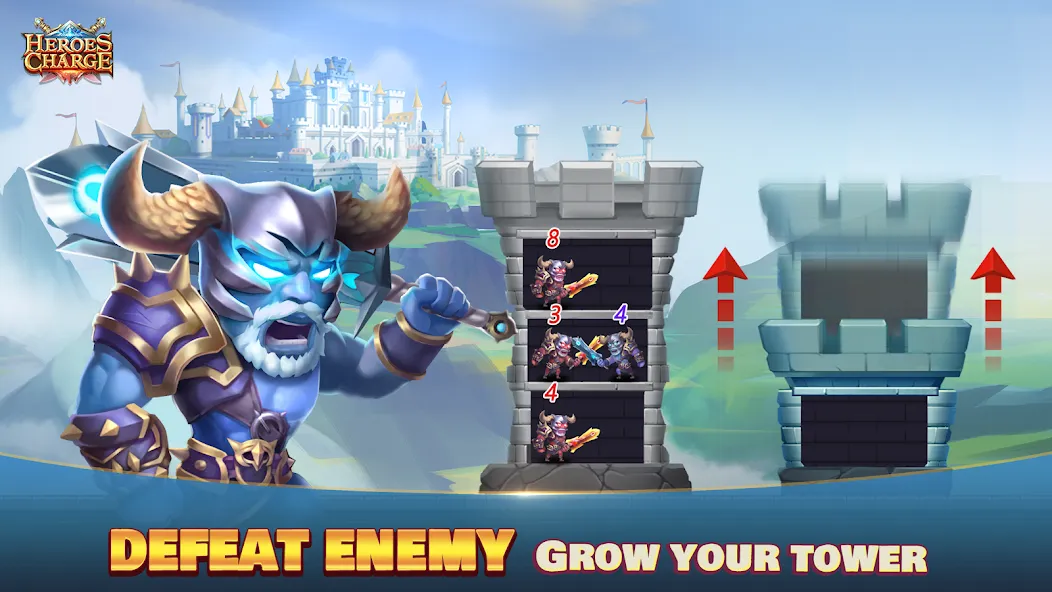 Скачать Heroes Charge на Android — Много денег — скриншот 3