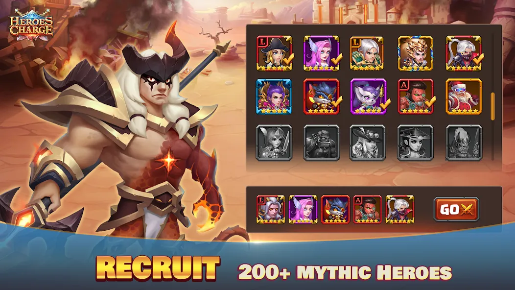 Скачать Heroes Charge на Android — Много денег — скриншот 4