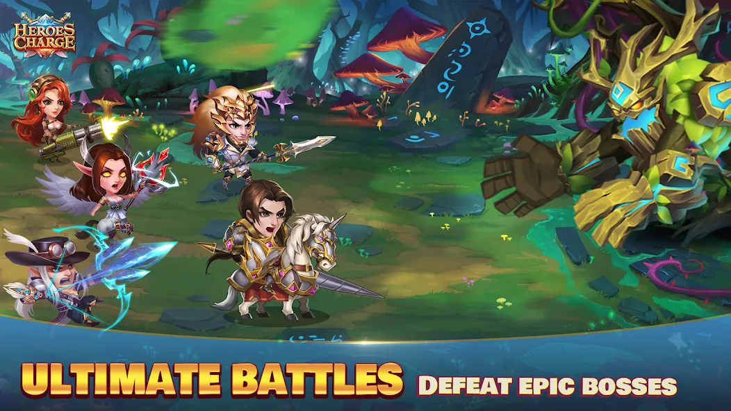 Скачать Heroes Charge на Android — Много денег — скриншот 5