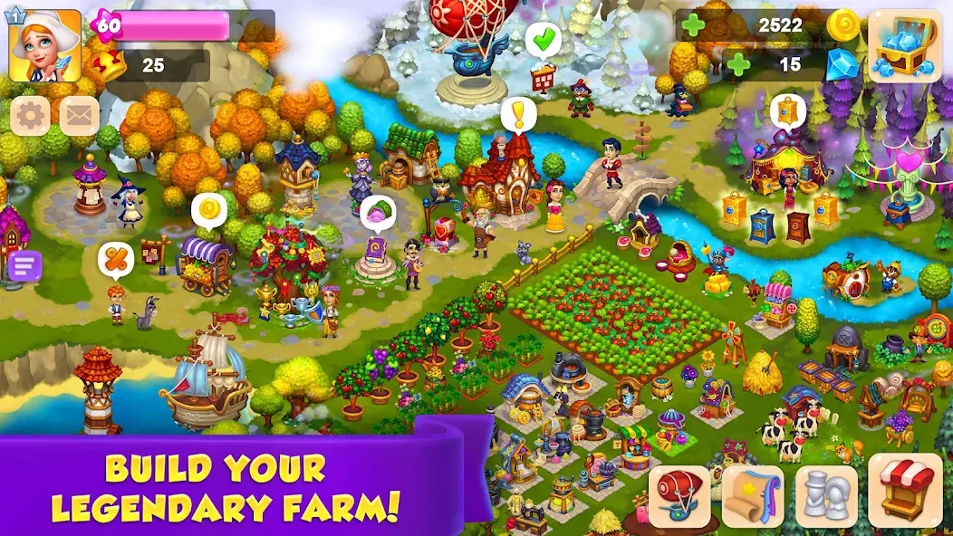 Royal Farm — Много денег и кристаллов — скриншот 1