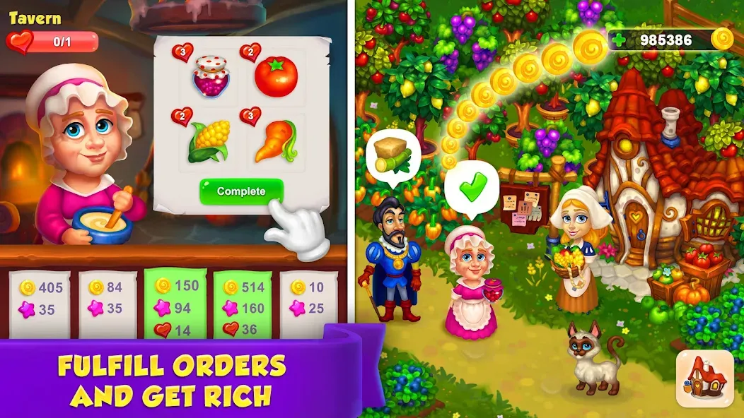 Royal Farm — Много денег и кристаллов — скриншот 3